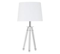 Premier Housewares Halia Chrome Finish Table Lamp
