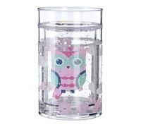 Premier Housewares Happy Owl Kids Drinking Cup, Clear