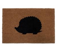 Premier Housewares Hedgehog Doormat Your Welcoming Indoor and Outdoor Floor Mat Entryway Floor Mat Kitchen Mat Hedgehog Doormat Home Floor Protection Brown colour door mats indoor 40 x 2 x 60