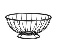 Premier Housewares Helix Fruit Baske, 11.5 x 26 x 26 cm - Black