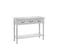 Heritage Console Table Rectangular / 3 Drawers Vintage Grey