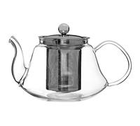Premier Housewares High Borosilicate Teapot, with Strainer, 800ml, 14 x 18 x 11 cm