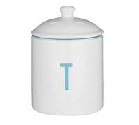Premier Housewares Homestead Tea Canister, Plastic, White, 570 ml