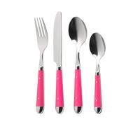 Premier Housewares Hot Pink 16pc Brasserie Cutlery Set
