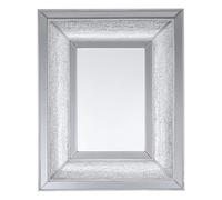 Premier Housewares Housewares Silver Wall Mirror For Garden And Bedroom Reflective Square Bathroom Mirrors Wall Mounted Contemporary Mosaic Design Hallway Walls Mirrors