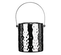 Ice Bucket in Hammered Effect Stainless Steel silver-coloured