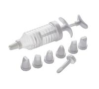 Premier Housewares Interiors By Premier Assorted White And Clear Pp Cake Decorating Set, Creative Cake Decorating Set For Kids Birthday Parties