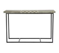 Premier Housewares Interiors By Premier Boho Metal Base Console Table