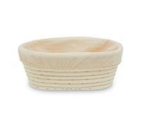Premier Housewares Interiors By Premier Bread Proofing Basket, Sourdough Proving Basket With Cloth Liner, Banneton For Sourdough Starter Kit