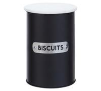Premier Housewares Interiors By Premier Chic Design Biscuit Canister, Functional Design Metal Canister, Durable Stainless Steel Canister For Kitchen