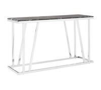 Premier Housewares Interiors By Premier Durable Console Table With Black Marble Top, Sturdy Storage Console Table, Elegant Console Table For Hallway