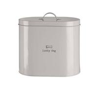 Premier Housewares Interiors By Premier Durable Dog Food Storage Bin With Spoon, Steel Constructed Dog Food Container, Convenient Pet Food Bin