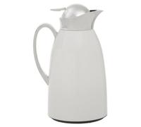 Premier Housewares Interiors By Premier Durable White Vacuum Jug, Multipurpose Use Thermos Jug For Breakfast, Stylish Design Vacuum Thermos Jug