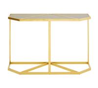 Premier Housewares Interiors By Premier Elegant Design Black Tempered Glass Console Table, Sturdy Hallway Table, Durable Modern Console Table