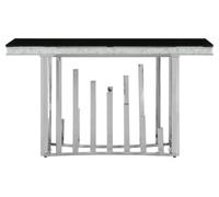 Premier Housewares Interiors By Premier Eliza Silver Console Table