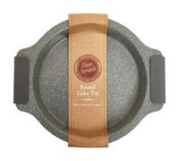 Premier Housewares Interiors By Premier Functional Design Small Round Cake Tin, Non-Stick Carbon Steel Baking Tin For Perfect Cakes, Durable Oven