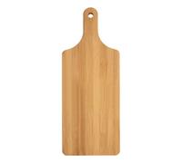 Premier Housewares Interiors By Premier Large Bamboo Paddle Chopping Board, Rectangular Cutting Board For Kitchen, Natural Wood Chopping Board