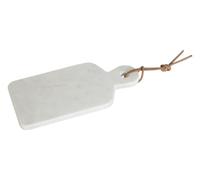 Premier Housewares Interiors By Premier Marble Small Rectangular Board, Elegant Natural Marble Serving Board With Polished Finish
