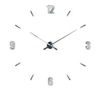Premier Housewares Mirrored DIY Customisable Layout Contemporary Wall Clock 73cm