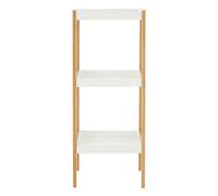 Premier Housewares Nostra Shelf Unit with 3 Tiers, white