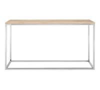 Premier Housewares Interiors By Premier Oak Wood Console Table