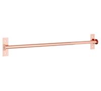 Premier Housewares Interiors By Premier Rose Gold Hanging Rail, Wall Mounted Rail For Organising Kitchen Utensils Or Towels, Metal Construction