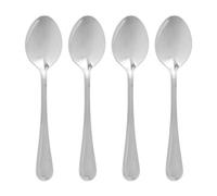 Premier Housewares Interiors By Premier Set Of Four Classic Spoons, Elegant Stainless Steel Teaspoons With Tapered Handles, Polished Finish