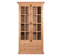 Premier Housewares Interiors By Premier Stylish American Oak Cabinet, Versatile Design Storage Cabinet, Eco Friendly Wooden Bedisde Cabinet