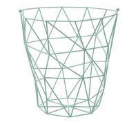Premier Housewares Interiors By Premier Stylish Green Finish Storage Basket, Functional Storage Basket For Kitchen, Durable Decorative Basket