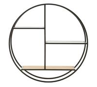 Premier Housewares Interiors By Premier Stylish Three Tier Shelf, Space Saving Display Shelf, Versatile Bedroom Shelf, Compact Living Room Shelf