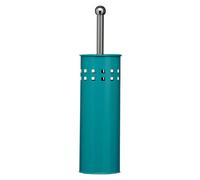 Premier Housewares Interiors By Premier Unique Turquoise Square Design Toilet Brush, Cut-Out Loo Brush For Everyday Use, Durable Lavatory Brush