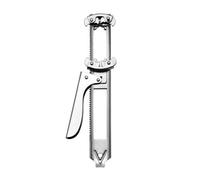 Premier Housewares Interiors By Premier Versatile Chrome Jar Opener, Noastalgic Style Jar Opener For Kitchen, Dishwasher Safe Best Jar Opener