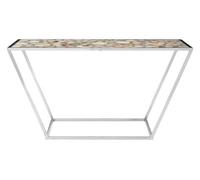 Premier Housewares Interiors By Premier Vita White Agate Console Table