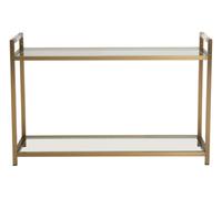 Premier Housewares Interiors By Premier Vogue Matte Gold Console Table