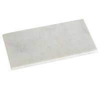 Premier Housewares Interiors By Premier White Rectangular Marble Board, Elegant Natural Marble Cutting Board With Smooth Finish
