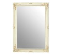 Premier Housewares Rectangular Wall Mirror/ Classic Mirrors For Bathroom / Bedroom / Garden Walls Fancy Wall Mounted Mirrors For Hallway