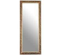 Premier Housewares Interiors By Premier Zelma Champagne Finish Ridged Wall Mirror