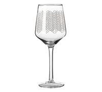 Premier Housewares Jazz Wine Glasses, Gold, 9 x 9 x 22 cm, Set of 4
