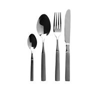 Premier Housewares Jewel Cutlery Set, Stainless Steel, 24-Piece, Silver, 15 x 5 x 25 cm