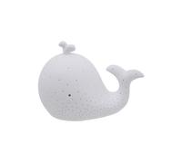 Premier Housewares Kids Whale Night Light Ceramic Figurine With Warm Glow Fun Night Light Soft Light For Night Time 12cm x 16cm x 22 cm