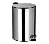 Premier Housewares Kitchen Bin, Bathroom Bin, Pedal Bin, Recycling Bin, Food Waste Bin, 20 Ltr Rubbish Bin, Waste Bin