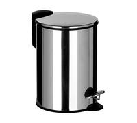 Premier Housewares Kitchen Bin, Bathroom Bin, Pedal Bin, Recycling Bin, Food Waste bin, 3 Ltr Rubbish Bin, Waste Bin