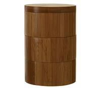 Premier Housewares Kitchen Food Storage Container, Bamboo, 13cm - Brown