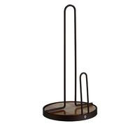 Premier Housewares Kitchen Roll Holder, Metal, Brown, Regular