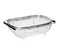 Premier Housewares Kitchen Sink Strainer Wire Mesh Over Sink Colander Rice Strainer Sink Strainer Basket Large Sieve Dimensions (H x W x D): 11 x 30 x