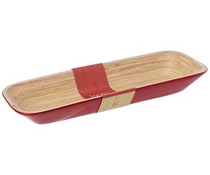 Premier Housewares Kyoto 1104376 Tray Bamboo Red