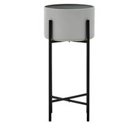 Interiors by Premier Indoor Plant Stand Trosa Grey/Black Large