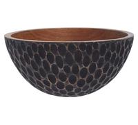 Orsina Kara Large Carved Wooden Bowl