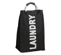 Premier Housewares Laundry Bag with Handle - Black