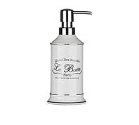 Premier Housewares Le Bain Lotion Dispenser, Stoneware, White, W8 x D8 x H20cm